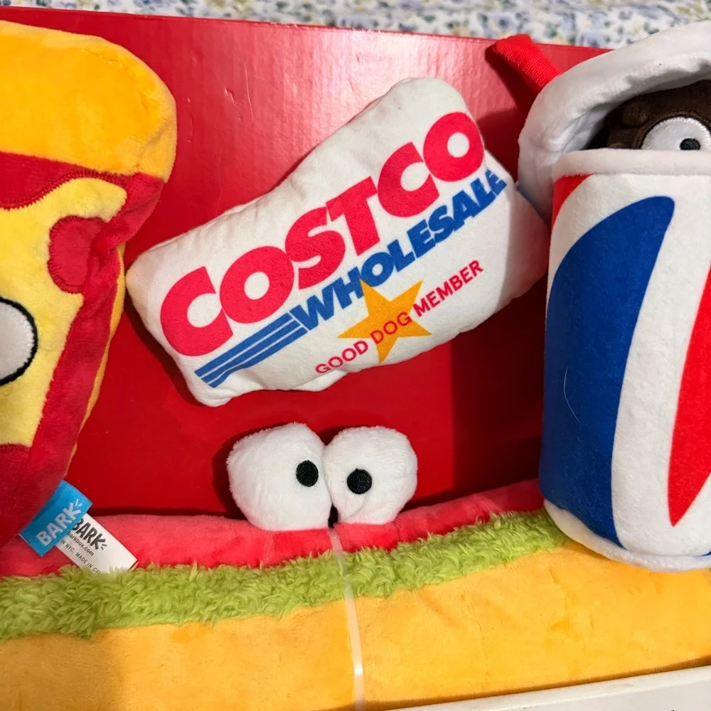 Costco BARK Food Court Dog Toy Bundle